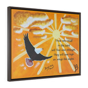 Eagle's Wings: Premium Gallery Wrap Canvas - Framed