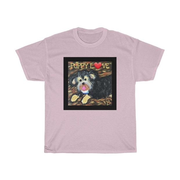 Puppy Love: Cotton T-shirt (Unisex)