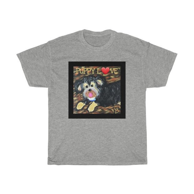 Puppy Love: Cotton T-shirt (Unisex)