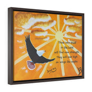 Eagle's Wings: Premium Gallery Wrap Canvas - Framed