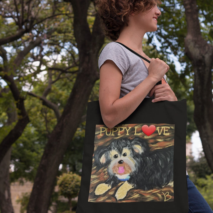 Puppy Love: Tote bag