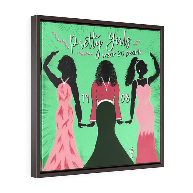 Sisterhood (AKA): Premium Gallery Wrap Canvas - Framed