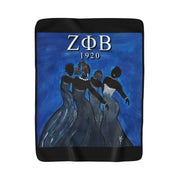 Sisterhood (Zeta): Sherpa Fleece Blanket